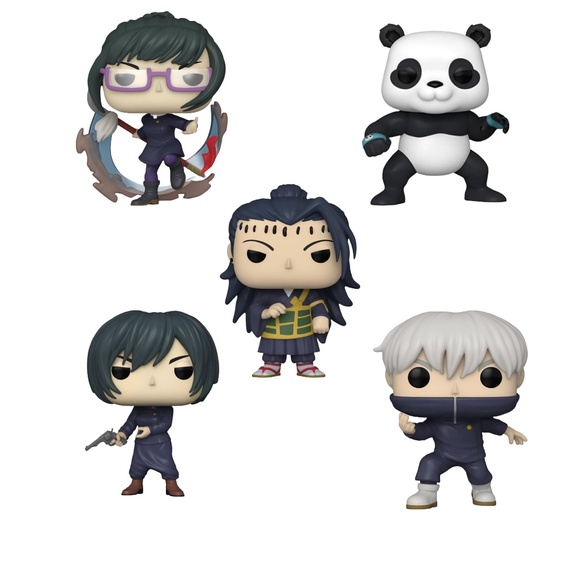 Jujutsu Kaisen Maki Zen Jujutsu Keisen Funko Pop Set (5) 1371, 1372, 1373, 1374 and 1375